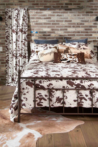 Wrangler® Cowhide Quilt Queen Bedding Set by Carsten's Inc.®