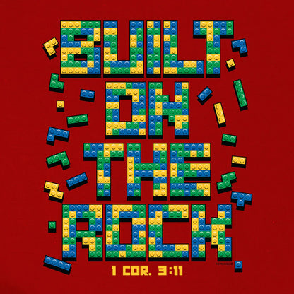 'Built On The Rock' Toddler T-Shirt by Kerusso®