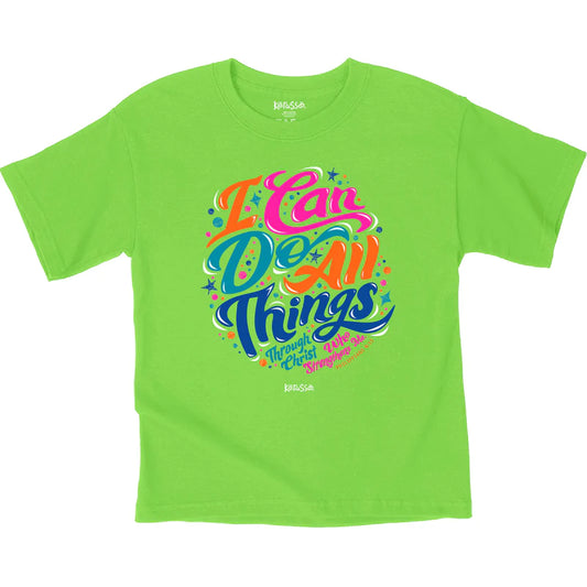 'I Can Do All Things' Toddler & Youth T-Shirt by Kerusso®