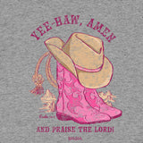 'Yee-Haw, Amen' Toddler & Youth T-Shirt by Kerusso®