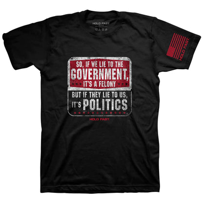 'Lie' Men's T-Shirt by Hold Fast®