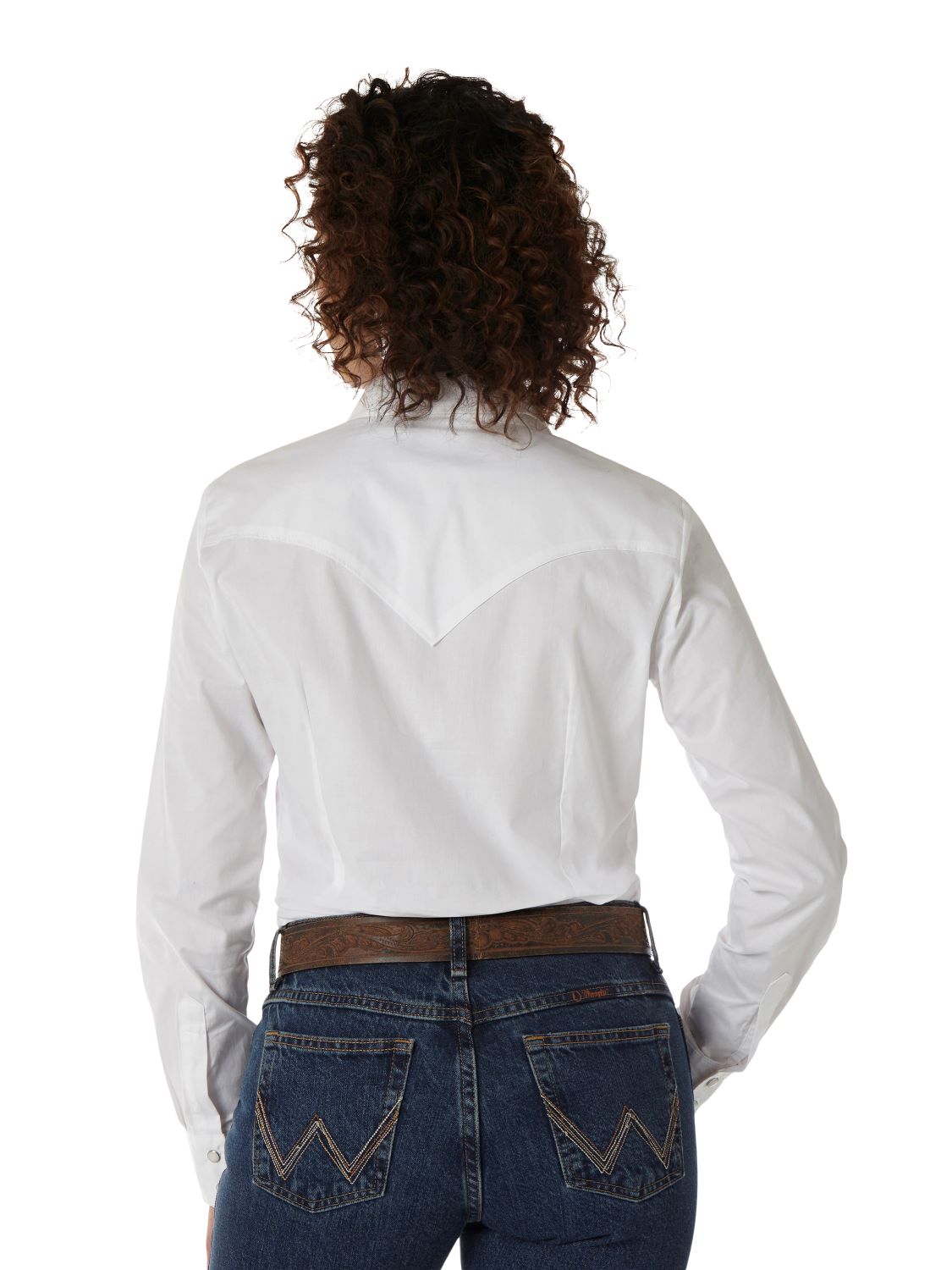 Solid White Women's Shirt by Wranlger®