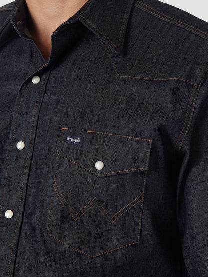 Advanced Comfort Cowboy Cut Denim Men's Shirt by Wrangler®