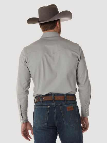 Advanced Comfort Cowboy Cut CementMen's Shirt by Wrangler®