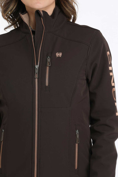 Rose Gold Logo Softshell Women's Jacket by Cinch®