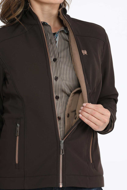 Rose Gold Logo Softshell Women's Jacket by Cinch®