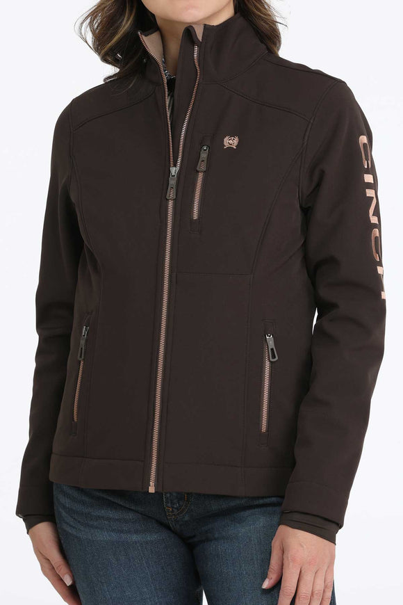Rose Gold Logo Softshell Women's Jacket by Cinch®