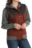 Color Blocked Women's Hoodie Jacket by Cinch®