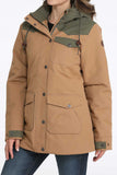 Tan & Olive Women's Barn Coat by Cinch®
