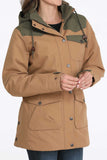 Tan & Olive Women's Barn Coat by Cinch®