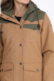 Tan & Olive Women's Barn Coat by Cinch®