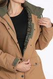 Tan & Olive Women's Barn Coat by Cinch®