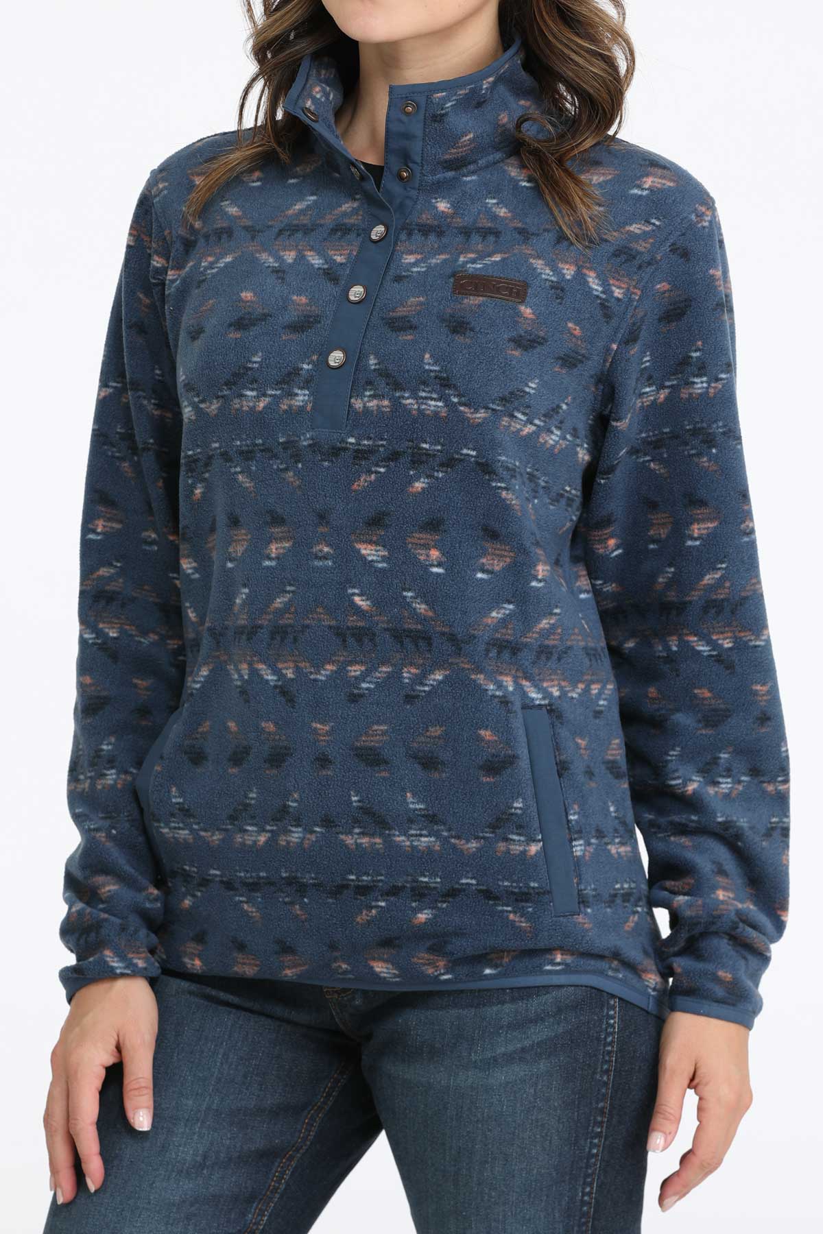 Navy Polar Fleece Women's Sweater by Cinch®