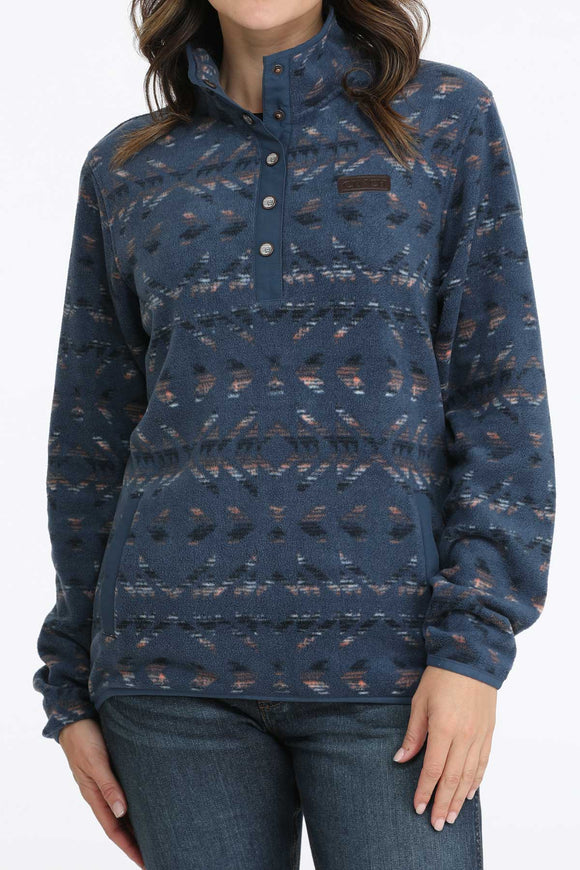 Navy Polar Fleece Women's Sweater by Cinch®