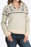 Cream Knit Women's Sweater by Cinch®