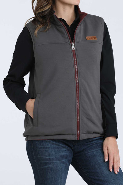 Reversible Heather Burgundy Women's Vest by Cinch®