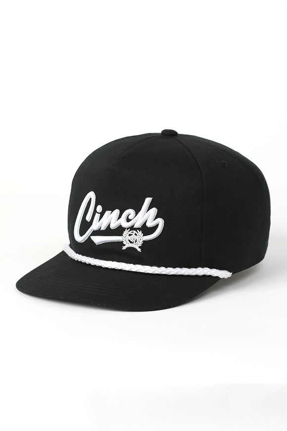 Black High Profile Rope Cap by Cinch®
