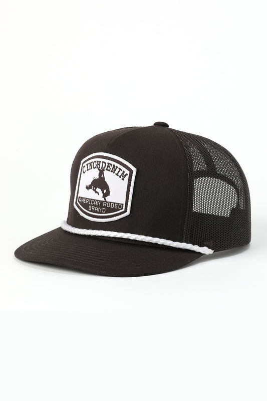 Chocolate 'Rodeo Brand' Patch Cap by Cinch®