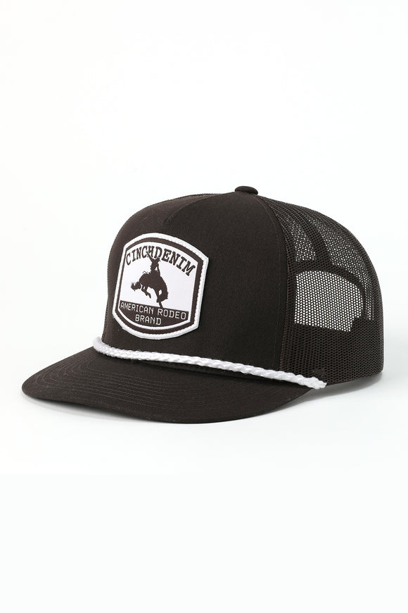 Chocolate 'Rodeo Brand' Patch Cap by Cinch®