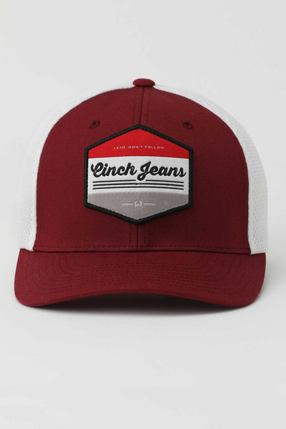 Cherry Red Flexfit® Patch Cap by Cinch®