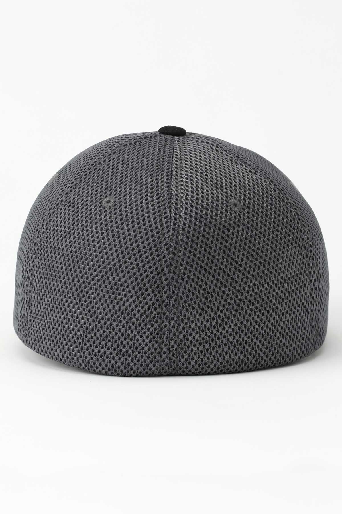 Black & Charcoal Flexfit® Patch Cap by Cinch®