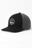 Black & Charcoal Flexfit® Patch Cap by Cinch®