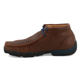 Navy Basket Weave Men's Driving Moc by Twisted X®