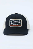 Navy & Tan 'Cinch Denim' Women's Patch Cap by Cinch®
