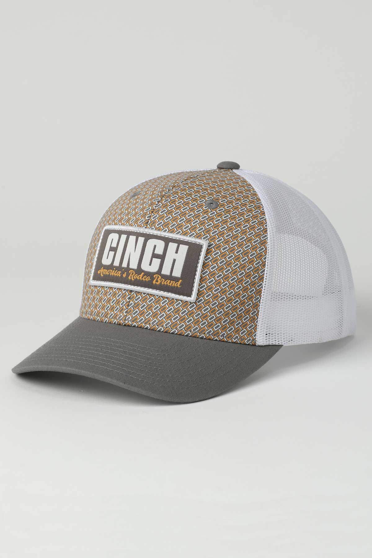 Cap with 'Cinch' logo on a light gray background