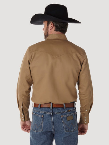 Cowboy Cut™ Rawhide Authentic Western Work Men's Shirt by Wrangler®