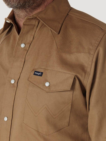 Cowboy Cut™ Rawhide Authentic Western Work Men's Shirt by Wrangler®