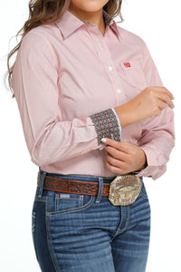 Raspberry Pinstripe Tencel™ Women's Shirt by Cinch®
