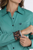 Turquoise Stripe Women's Shirt by Cinch®