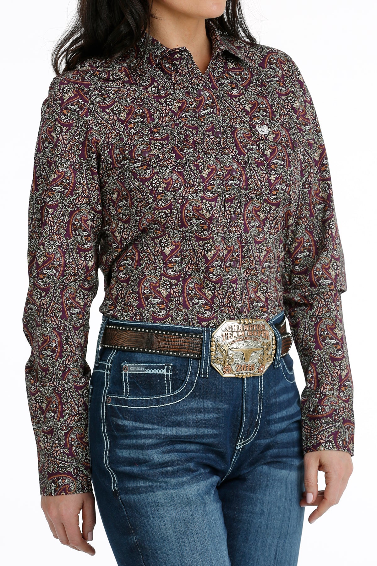 Purple Paisley Women's Shirt by Cinch®