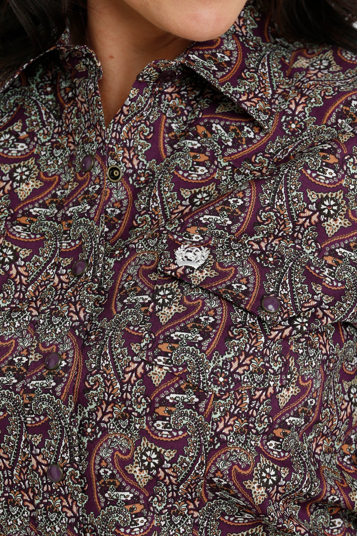 Purple Paisley Women's Shirt by Cinch®