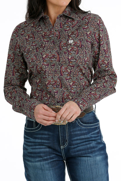 Purple Paisley Women's Shirt by Cinch®