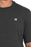 Solid Heather Black Men's T-Shirt by Cinch®