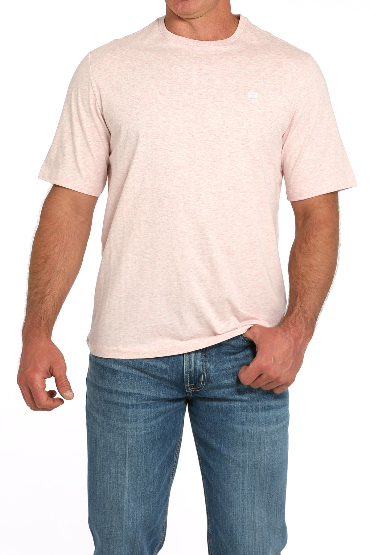 Solid Heather Pink Men's T-Shirt by Cinch®