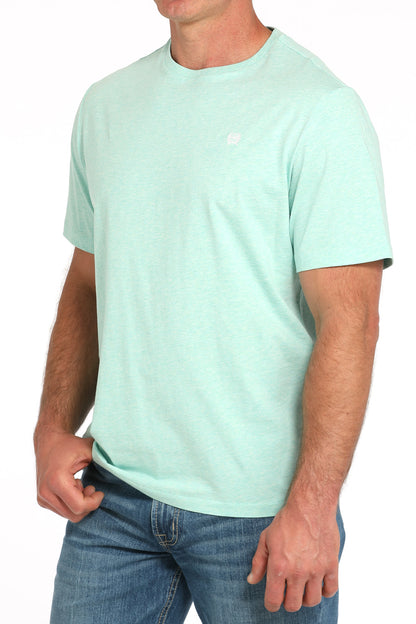 Solid Heather Turquoise Men's T-Shirt by Cinch®