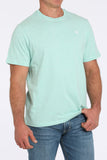 Solid Heather Turquoise Men's T-Shirt by Cinch®