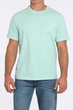 Solid Heather Turquoise Men's T-Shirt by Cinch®