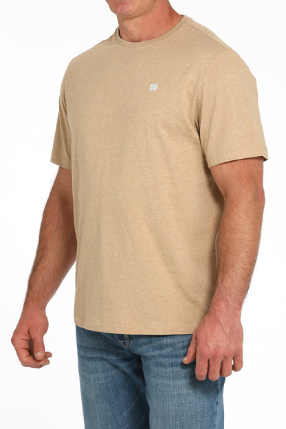 Solid Heather Khaki Men's T-Shirt by Cinch®