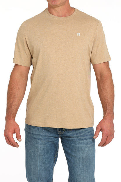 Solid Heather Khaki Men's T-Shirt by Cinch®