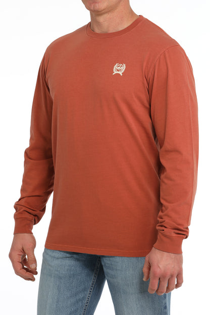 'Land of the Free' Long Sleeve Men's T-Shirt by Cinch®