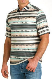 Southwest Print ArenaFlex™ Polo Men's T-Shirt Cinch®