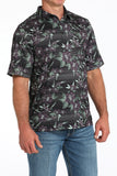 Floral & Stripe ArenaFlex™ Polo Men's T-Shirt Cinch®