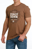 Copper Brown 'Authentic' Men's T-Shirt by Cinch®