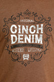 Copper Brown 'Authentic' Men's T-Shirt by Cinch®