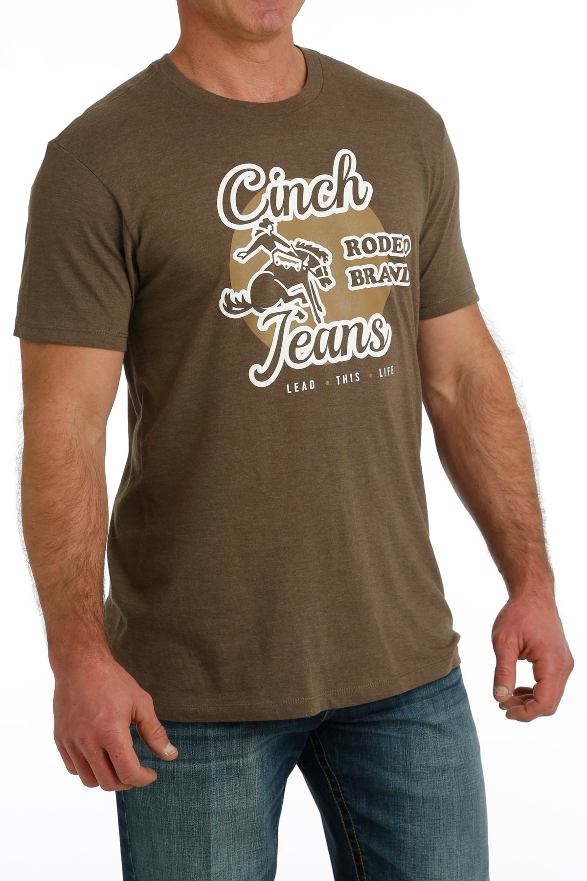 Brown 'Rodeo Brand' Men's T-Shirt by Cinch®