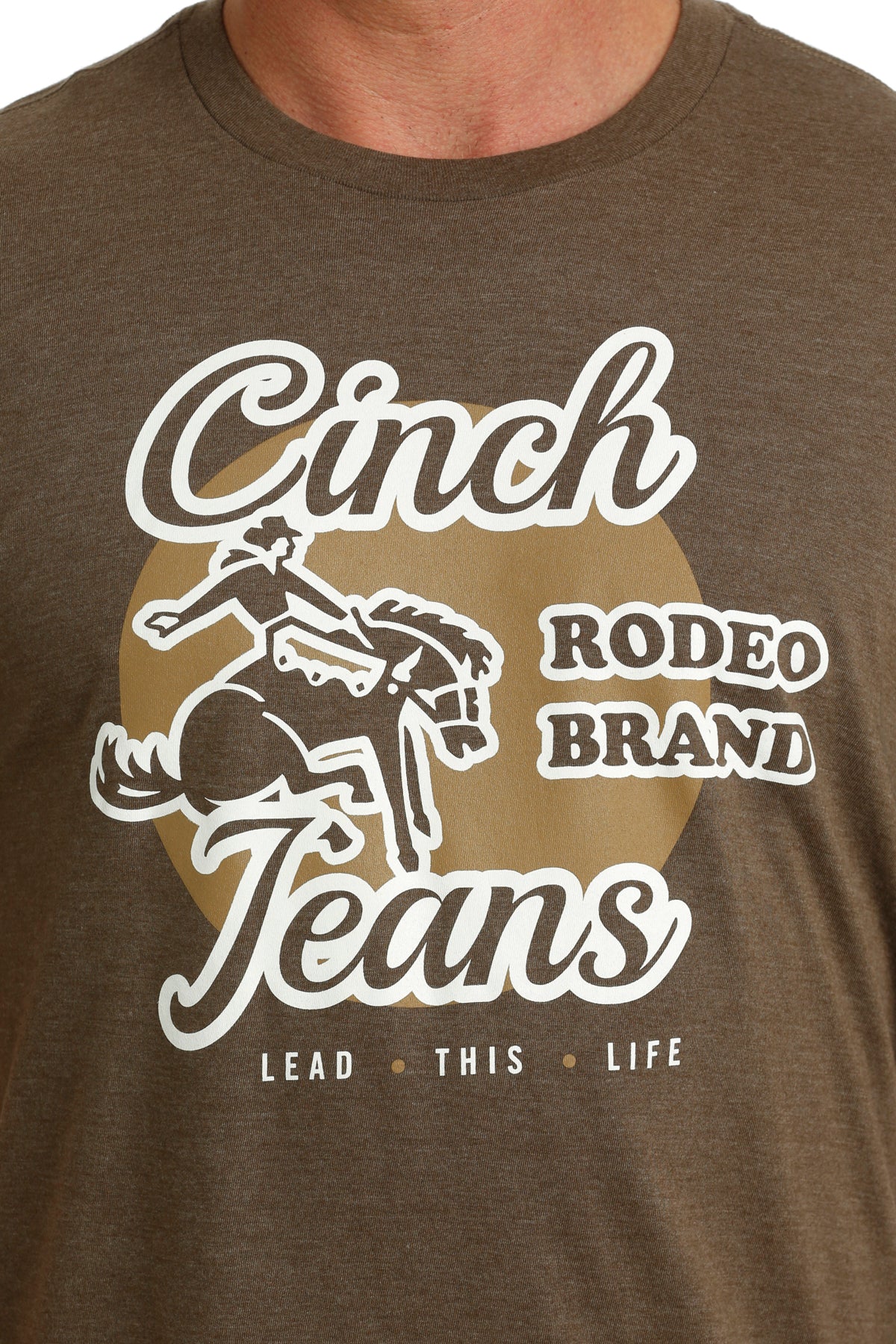 Brown 'Rodeo Brand' Men's T-Shirt by Cinch®